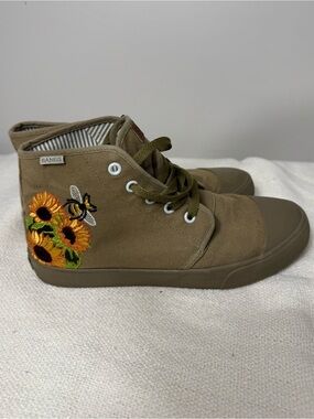 Bangs Old Pine Sunflower High Top Shoes